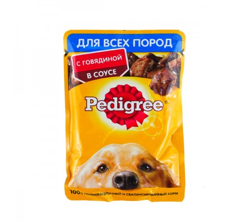 Корм для собак Говядина Pedigree 85 гр