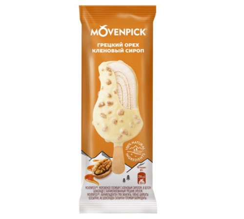 Мороженое эскимо грецкий орех в кленовом сиропе Movenpick 90 мл
