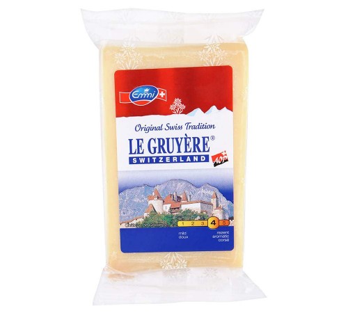 Сыр твердый Le Gruyere Швейцарский Emmi 200 г 49%
