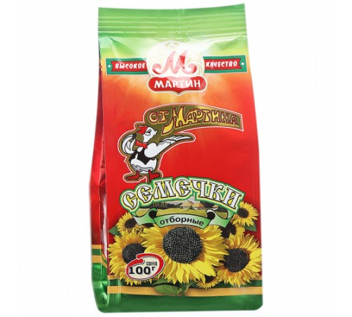 Семечки подсолнечные от МАРТИНА 100г
