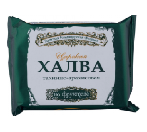 Халва Тахинно-арахисовая на фруктозе Азовская КФ 180гр