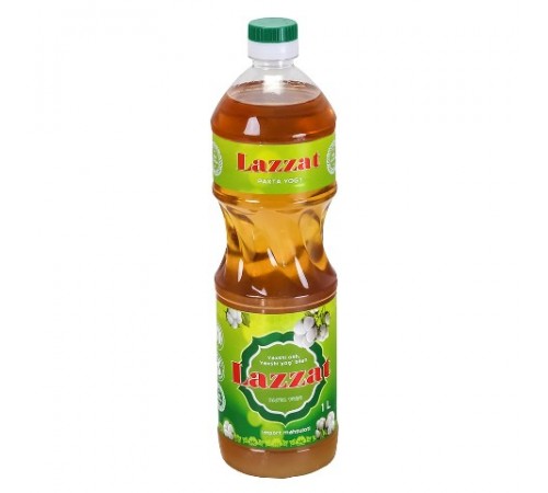 Масло хлопковое Lazzat 1л