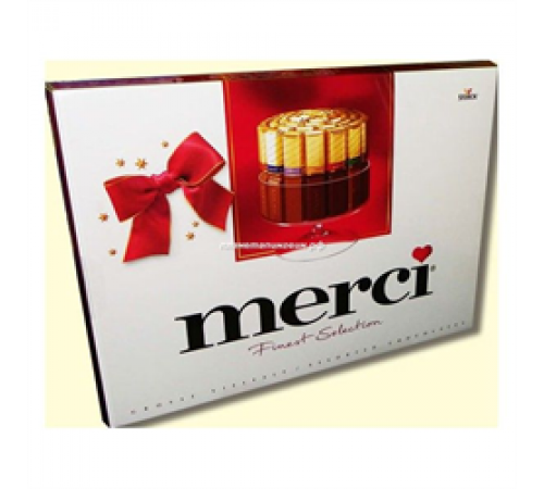 Конфеты Набор шоколадных конфет ассорти Merci 200 гр