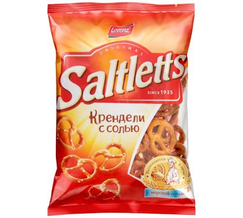Крендели с солью мини Лоренц 60г