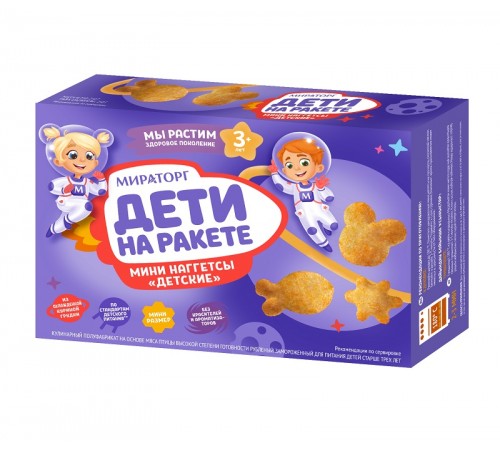 Наггетсы куриные детские Мираторг 250г