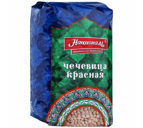 Чечевица красная Националь 450г
