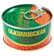 Икра лососевая ж/б Обкомовская 140г