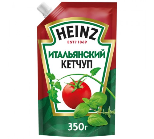 Кетчуп итальянский дой-пак Хайнц 350г
