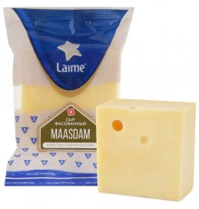 Сыр Маасдам полутвердый Laime 180 г 45%