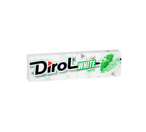 Резинка жевательная white мята Дирол 13,6гр
