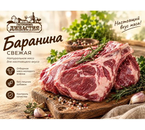 Мякоть бедра молочного ягненка Мираторг