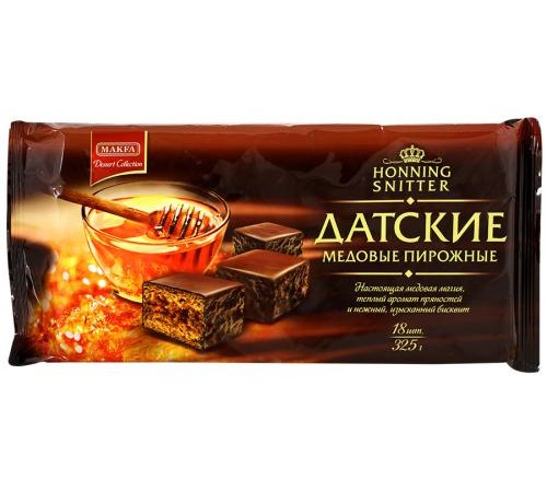 Пирожные Датские медовые Honning Snitter 325 гр
