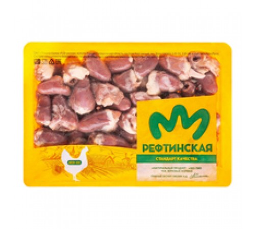 Сердце куриное замороженное Рефтинская 500гр
