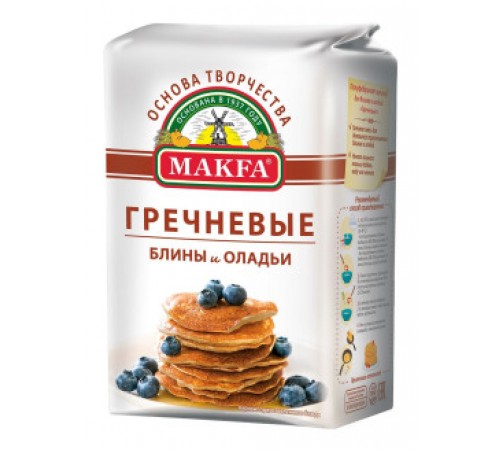 Мука гречневая для блиной и оладий Макфа 1 кг