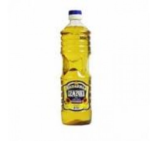 Масло подсолнечное нерафинированное Янтарная Семечка 0,250 л
