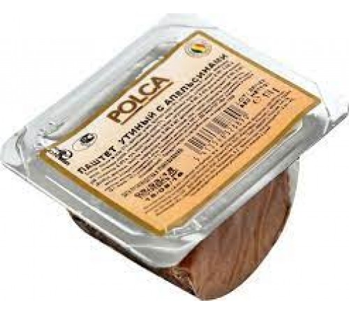 Паштет утиный с апельсинами Polca 170гр
