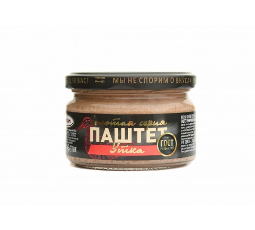 Паштет Утка печеночный Рузком 200гр
