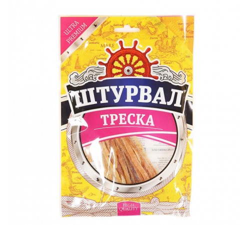 Рыба Треска солёно-сушеная ШТУРВАЛ 36г
