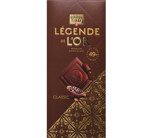 Шоколад Legende de L'or Баян Сулу 100гр