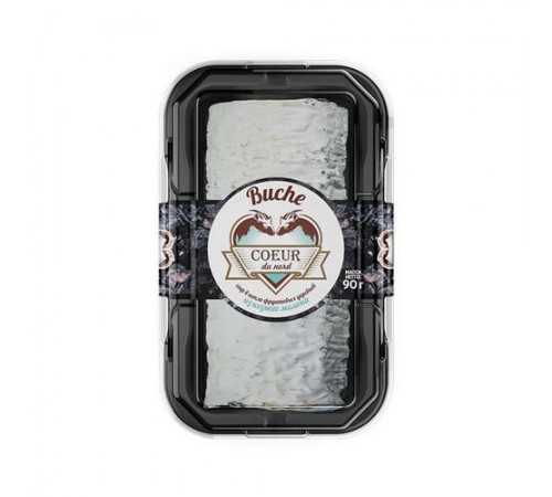 Сыр мягкий с плес Бюш де Шевр в пепле фрукт деревьев 90г
