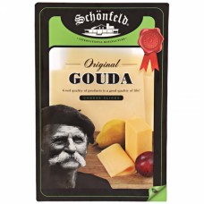 Сыр Гауда нарезка Schonfeld 125 г 45%