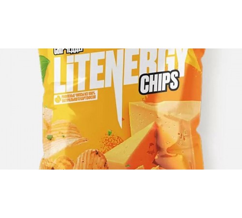 Чипсы картофельные Сыр Чеддер 120гр Лит Энерджи