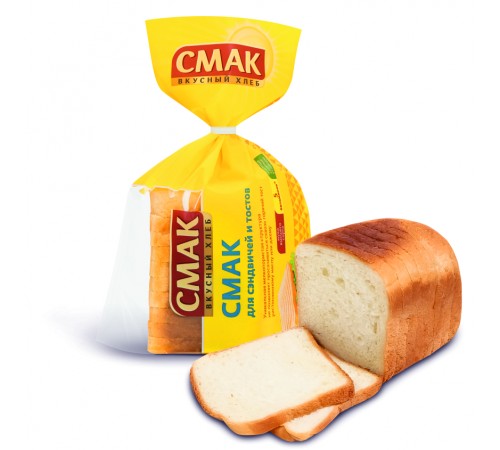 Хлеб для тостов и сэндвичей СМАК  275 гр