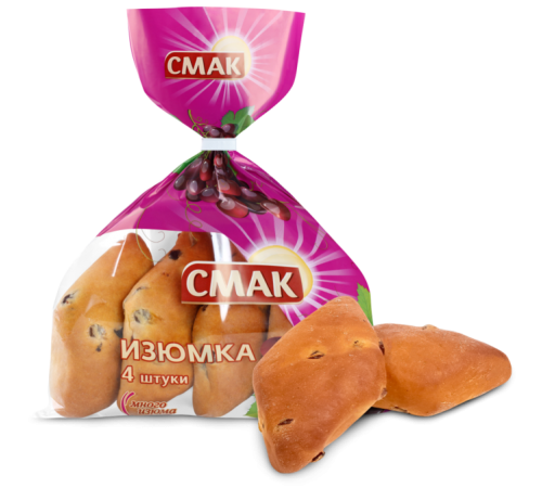 Булочка ИЗЮМка СМАК 160г
