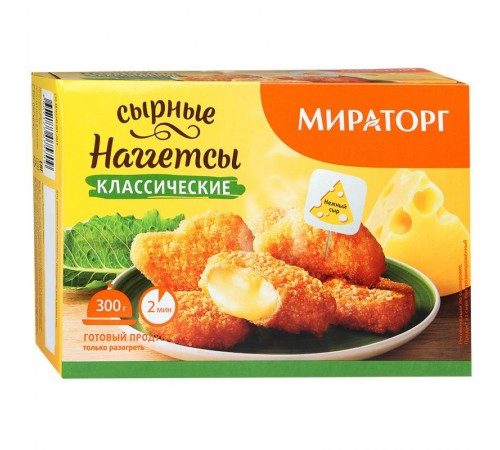 Наггетсы куриный сырные Мираторг 250гр