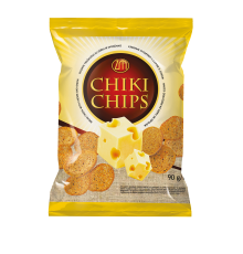 Сухарики с сыром и луком  Chiki Chips 90 гр