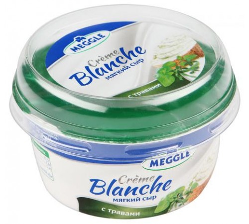 Сыр мягкий Крем Бланше  с травами 150 гр
