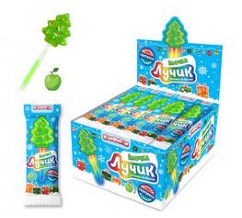 Карамель на светящийся палочке Ёлочка Лучик 10гр