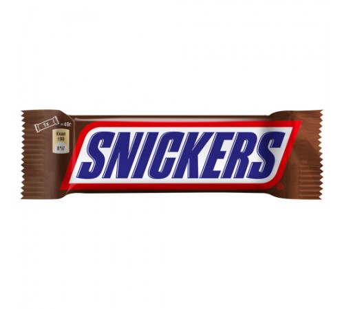 Шоколадный батончик Сникерс 50,5 г