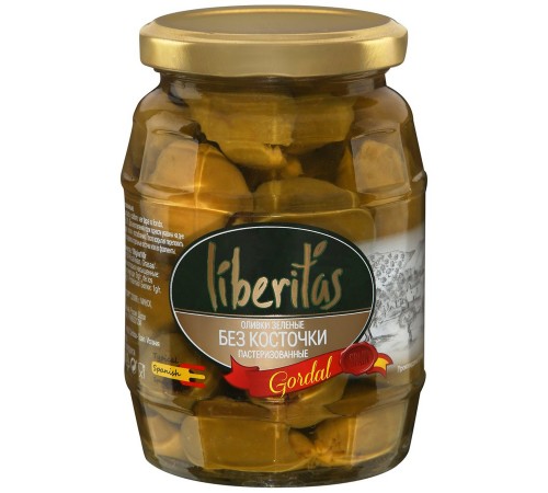 Оливки зеленые б/к с/б Либертас 370 гр