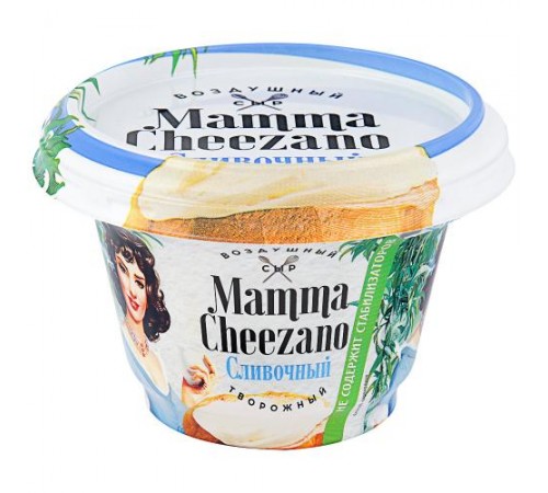 Сыр творожный воздушный Мамма Чизано 60 %  сливочный 150 гр
