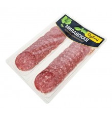 Колбаса Ассорти Миланская/Итальянская с/к нарезка 100гр Дубки