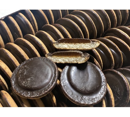 Печенье Манго в темной глазури 1 кг