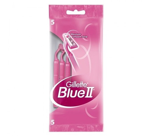 Станок для бритья женские Blue II одноразовый Gillette 5шт
