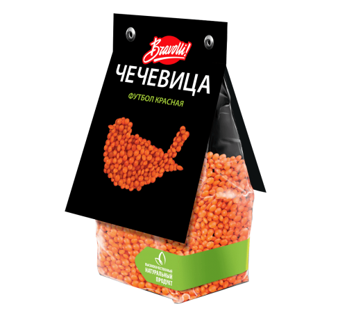 Чечевица красная Bravolli 350 гр
