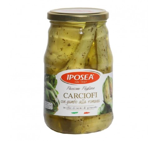 Артишоки по-римски в масле  ИПОСЕА 510 гр
