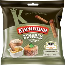 Сухарики Холодец хрен + горчичный соус Кириешки 60 гр