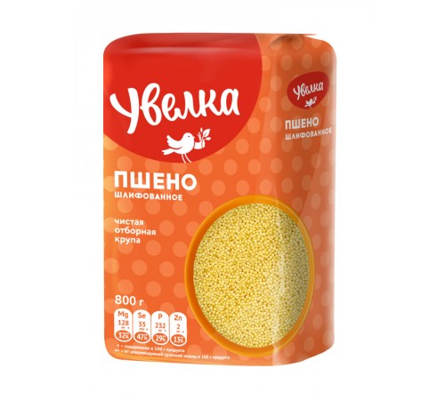 Крупа пшено Увелка 800г