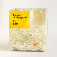 Творог рассыпчатый пакет Ирбитский 350 г 9 %
