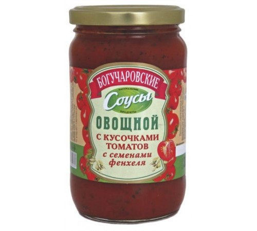 Соус овощной с кусочками томатов Богучаров Погребок 360гр