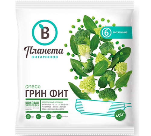 Смесь Грин фит Планета витаминов 400гр
