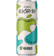 Напиток Б/А "Шорли яблочный" с соком замутненный слабогазированный пастеризованный 330мл