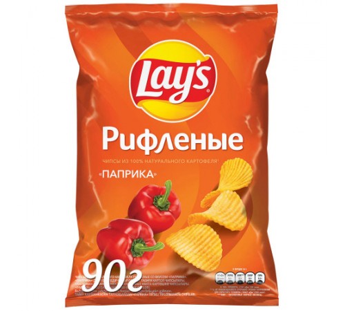Чипсы картофельные Паприка Лэйс 70г