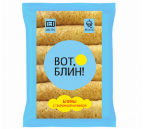 Блины с творогом Вот, Блин! 360г
