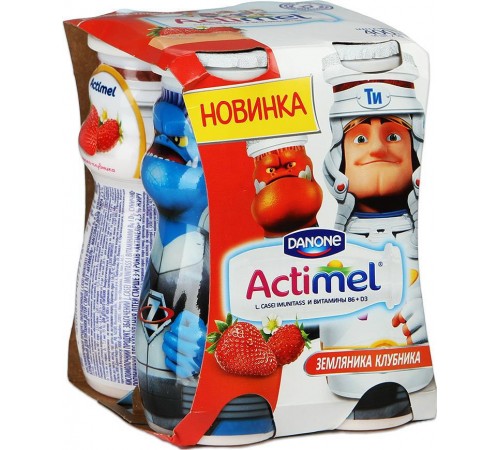 Напиток кисломолочный Манго-Ананас 1,5% 95гр Актимуно
