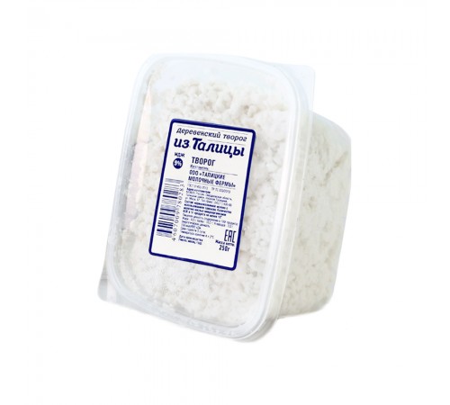 Творог деревенский кон. Талица 250 г 9%